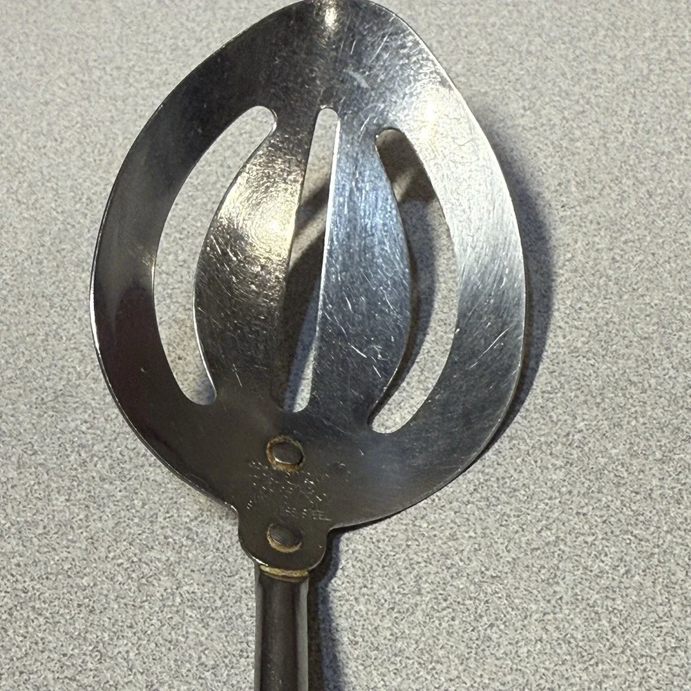 Englishtown slotted Stainless Steel serving spoon Nylabone pooch Pacifier Handle